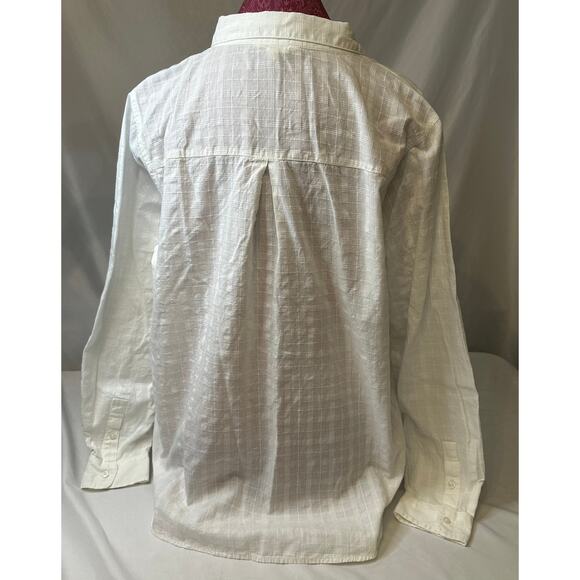 Lucky Brand Women's Flowery Embroidered Long-Sleeve Button Up Shirt Size XL - Picture 4 of 8